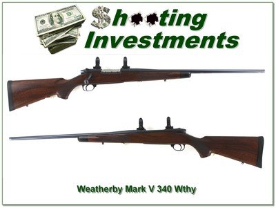 Weatherby Mark V Classicmark 340 Wby Mag 24”