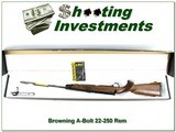 Browning A-Bolt II Medallion 22-250 REM 24in new in box!