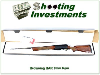 Browning BAR Safari with BOSS 7mm Rem in box!