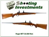 Ruger M77 Red Pad Flat Bolt 22-250 Rem Exc Cond - 1 of 4