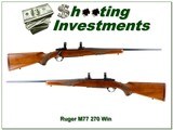Ruger M77 270 Win Red Pad Tange Safety - 1 of 4 Ruger M77 270 Win Red Pad Tange Safety - 1 of 4