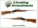 Ruger No.1 B in hard to find 300 Weatherby Mag! - 1 of 4 Ruger No.1 B in hard to find 300 Weatherby Mag! - 1 of 4