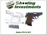 Walther PPK 32 ACP 3” Pistol w Manual and Extra Magazine