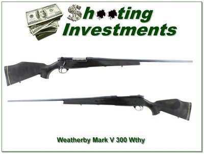 Weatherby Mark V original Fibermark 26in 300 Wthy mag!