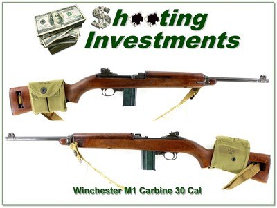 Winchester M-1 Carbine 30 Caliber made in late 1942 or 43
