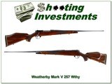 Weatherby Mark V Deluxe German 26in 257 Wthy Collector!