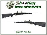 Ruger 77 All-weather Skeleton, Zytel, Paddel Stock 7mm Rem Mag Exc Cond!