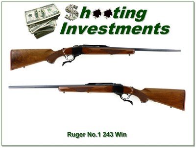 Ruger No.1 B 243 Win Red Pad looks like new!