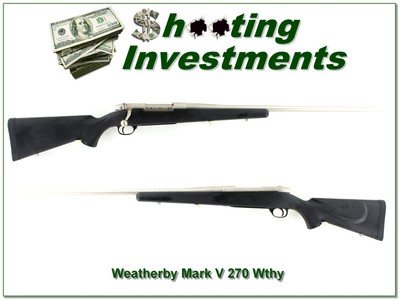 Weatherby Mark V Alaskan 370 Wthy 26in as new