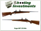 Ruger M77 270 Win Red Pad Tang safety!