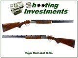 Ruger Red Label 20 Gauge 26in barrels with choke tubes!