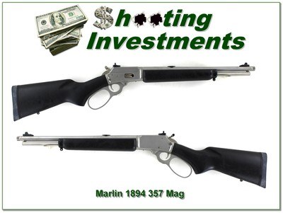 Marlin 1894 Stainless Trapper Original model with black stock