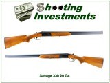 Savage Model 330 Over Under 20 Gauge 28in barrels - 1 of 4