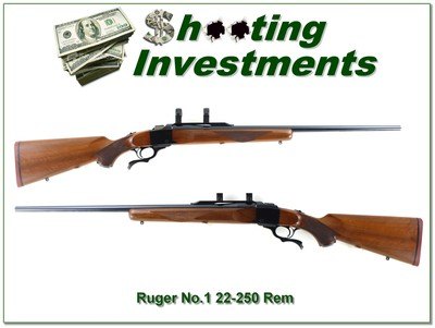 Ruger No. 1 B 22-250 Red Pad 26” Rifle 1980