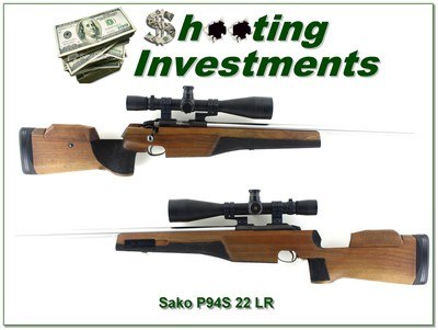 Sako Finnfire P94S Range 22 LR 24” HB w Leupold VX 3 8.5-25x50mm LR Tactical