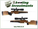Sako Finnfire P94S Range 22 LR 24” HB w Leupold VX 3 8.5-25x50mm LR Tactical