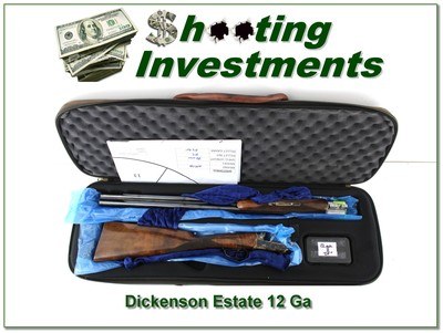 Dickinson Arms Estate 12 Ga SxS 28in NIB!