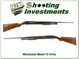 Winchester Model 12 1927 pre-War Solid Rib 16 Ga 28in Mod