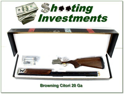 Browning Citori 725 Sporting 20 Ga 30in like new in box!