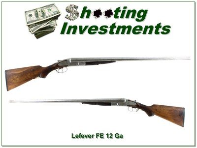 Lefever FE SXS Sidelock 12 Ga Shotgun 30” Mod