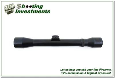 Vintage Steel Weaver 4 x 38mm gloss rifle scope