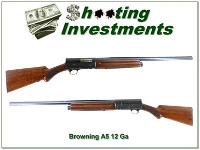 Browning A5 1953 Belgium made 12 Ga 28in Mod Solid Rib