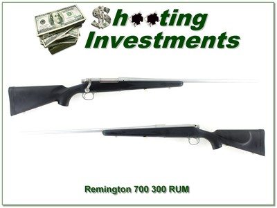 Remington 700 BDL Stainless in 300 RUM Exc Cond