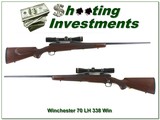 Winchester Model 70 Left-handed Classic Sporter in 338 Win Leupold