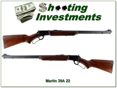 Marlin 39A 22 1956 JM exc cond collector!