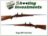 Ruger M77 Red Pad Tang Safety 7mm Rem Mag!