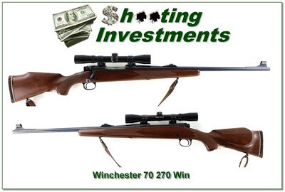 Winchester Model 70 270 Win 22” 1974
