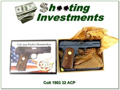 Colt 1903 Pocket Hammerless .32 ACP Blue 3.75 US Armament
