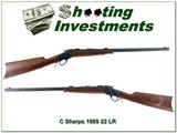 C Sharps 1885 Low Wall 22 LR as new