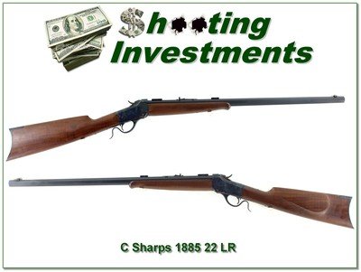 C Sharps 1885 Low Wall 22 LR as new