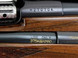 Weatherby Mark V Deluxe in 375 H&H Mag XX Wood Scope! - 4 of 4