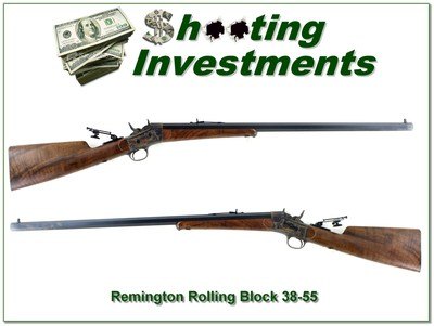 Remington Rolling Block Hardcastle custom 38-55 match 30 inch octagonal