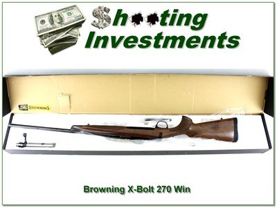 Browning X Bolt Medallion 270 Win 22” LNIB