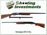 Remington 870 Wingmaster 12 Ga 2 Barrel Set