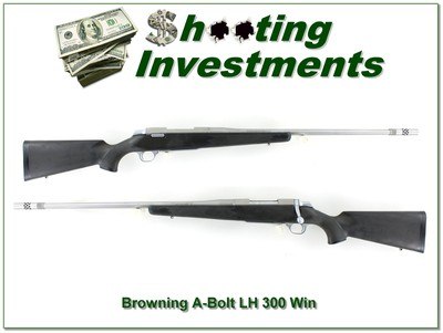 Browning A Bolt II Stainless Stalker LH 300 Win Mag w Boss 24”