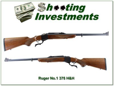 Ruger No. 1 Tropical 375 H&H Mag 24” Rifle 2001