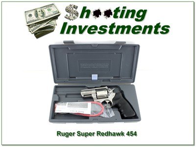 Ruger Super Redhawk Alaskan Stainless 454 Casull 2.5” Revolver LNIC