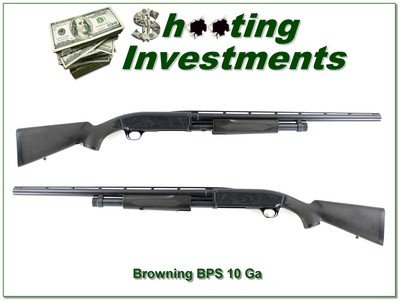 Browning BPS 10 Ga Stalker Synthetic Engraved 26” Invector Barrel