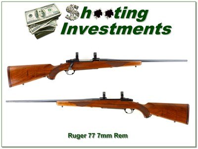 Ruger M77 7mm Rem Mag Red Pad Pre Warning 24” Rifle 1978