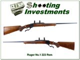 Ruger No. 1 223 Rem Red Pad 26” Rifle 1985