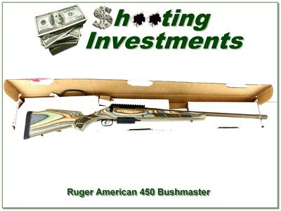 Ruger American 450 Bushmaster Laminated stock in box