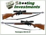 Remington 552 Speedmaster Deluxe 22 with scope collector!