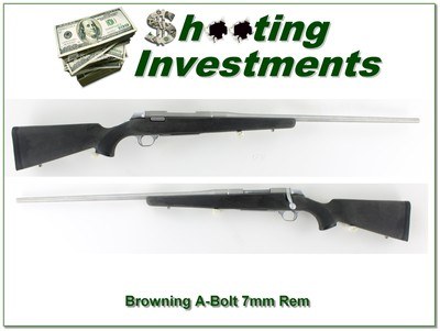 Browning A-Bolt LH Stainless Stalker 7mm Rem 26in