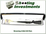 Browning A-Bolt II Stainless 223 Rem in box!