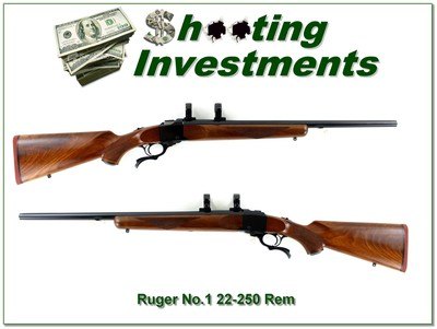 Ruger No.1 Varmint 22-250 Rem like new collector Red Pad!