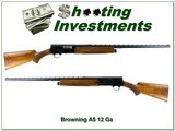 Browning A5 Light 12 69 Belgium Blond Vent Rib Exc COnd!